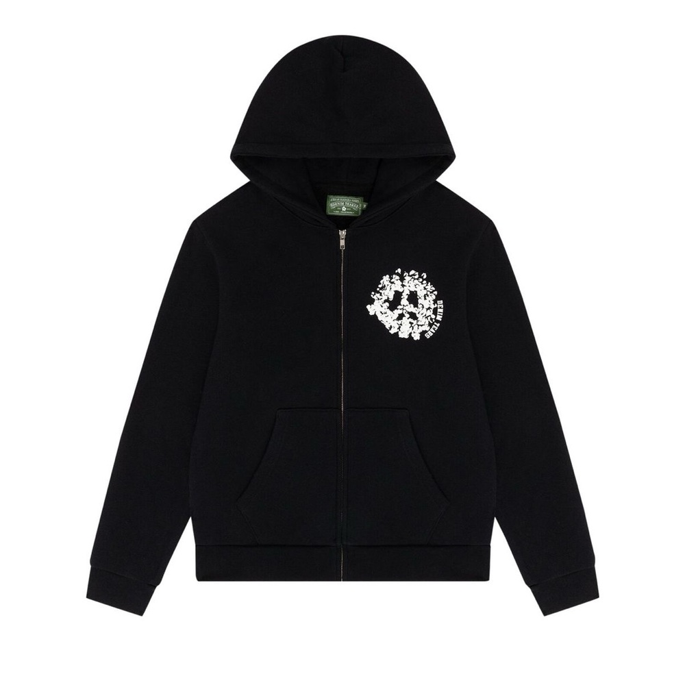 Black Hoodie with Graphic Design
